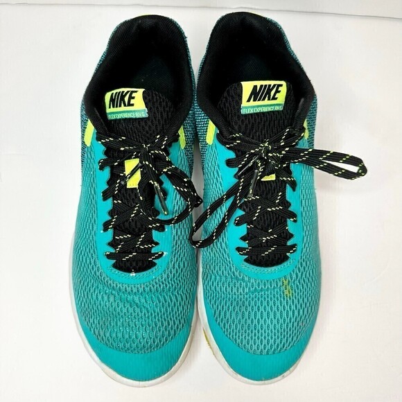 Nike Flex Experience RN 5 Running Sneakers Jade/Volt 844729-300 Size 10 - Picture 4 of 10